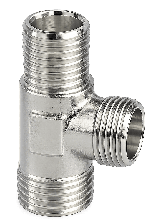 Raccordo a T filettato