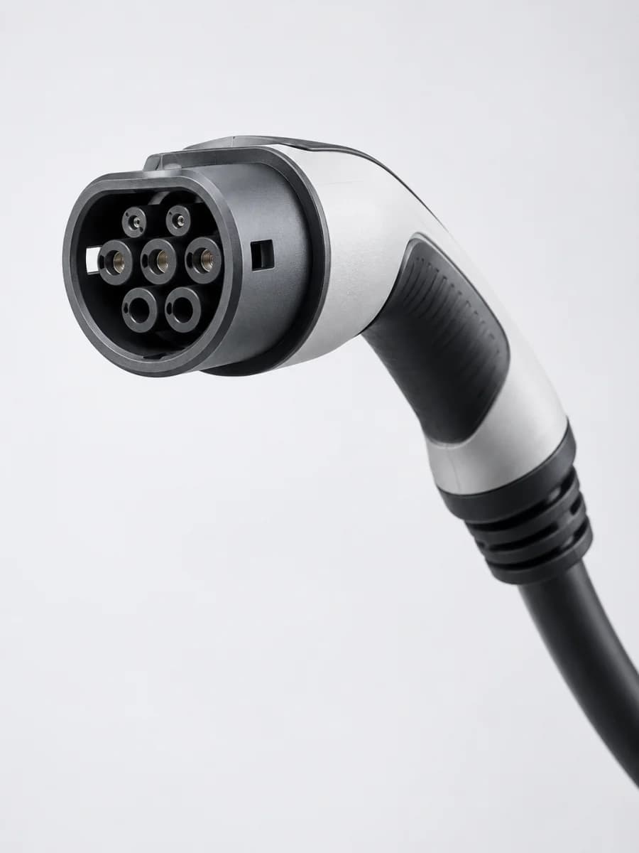 Type 2 connector for electric vehicle charging